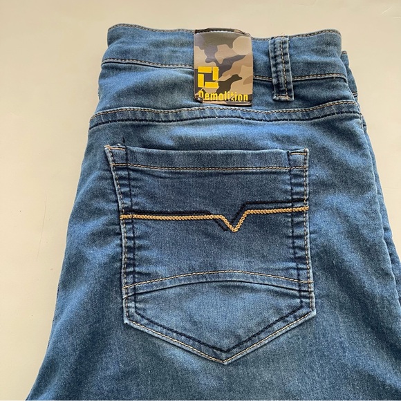 Demolition 1987 Vintage Medium Wash Straight Leg Jeans - Picture 2 of 8